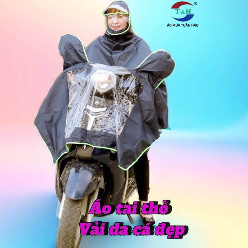 Áo tai thỏ vải da cá đẹp